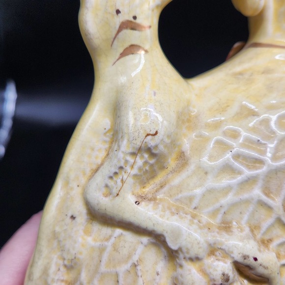 19th Century English Majolica Polychrome Moon Flask Pottery Vase READ - Picture 13 of 15